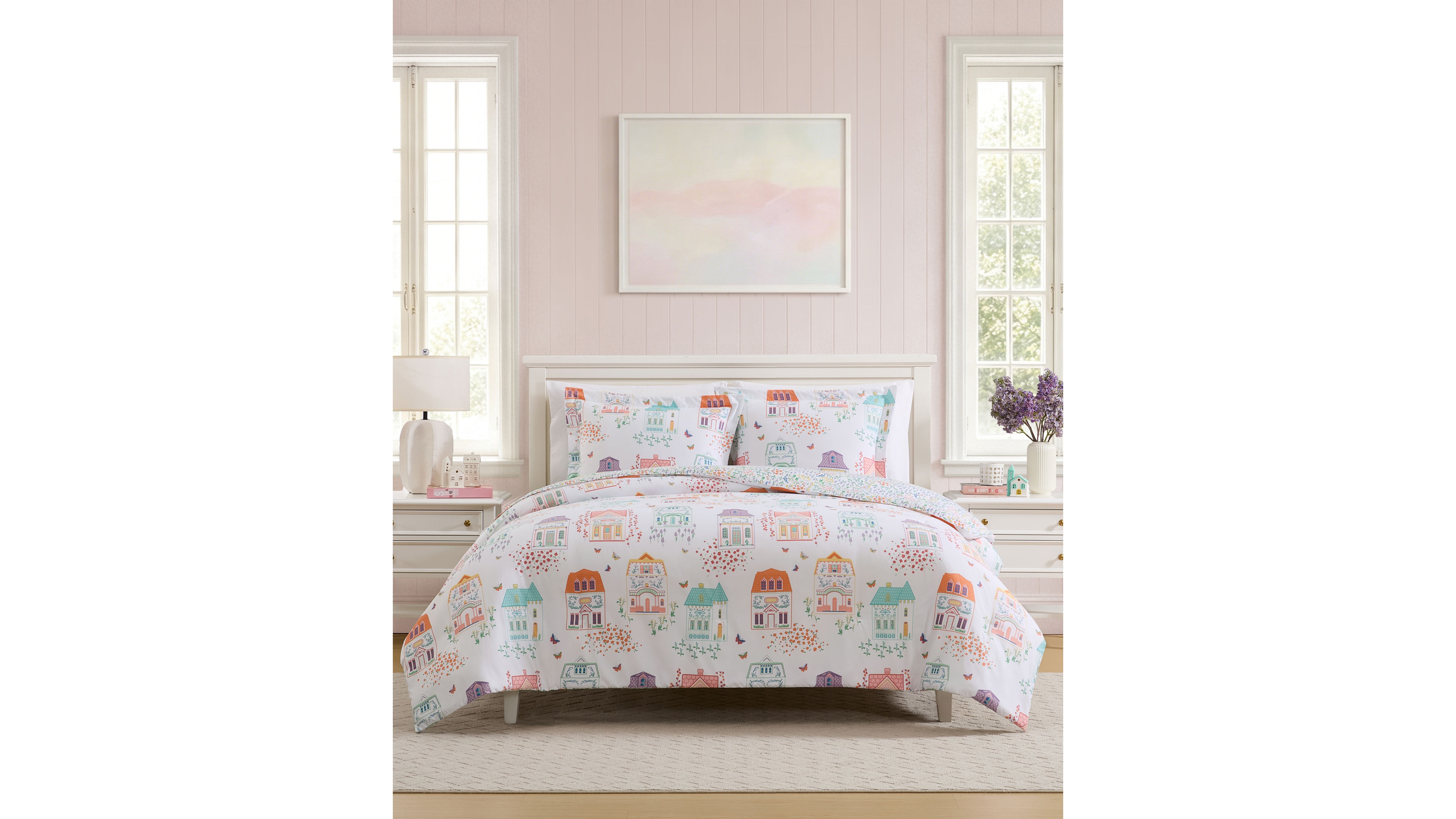 Lenox Spice Village Reversible 3-Piece Comforter Set, Full/Queen