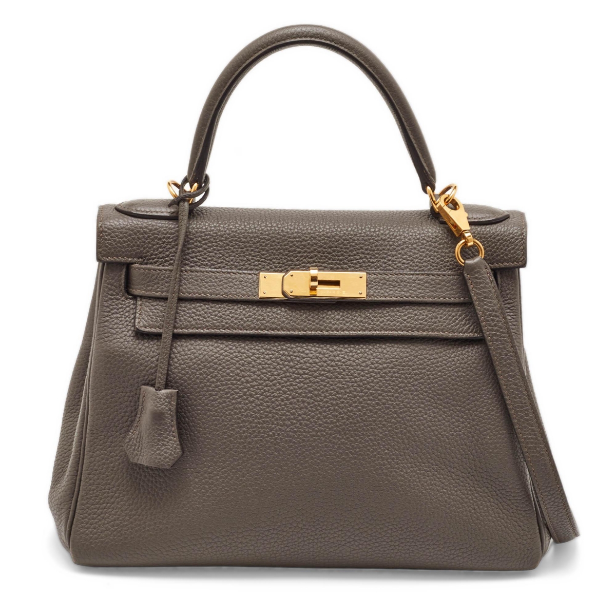Pre-Owned Hermes women's Birkin 40 Bag in Taurillon Clemence Leather