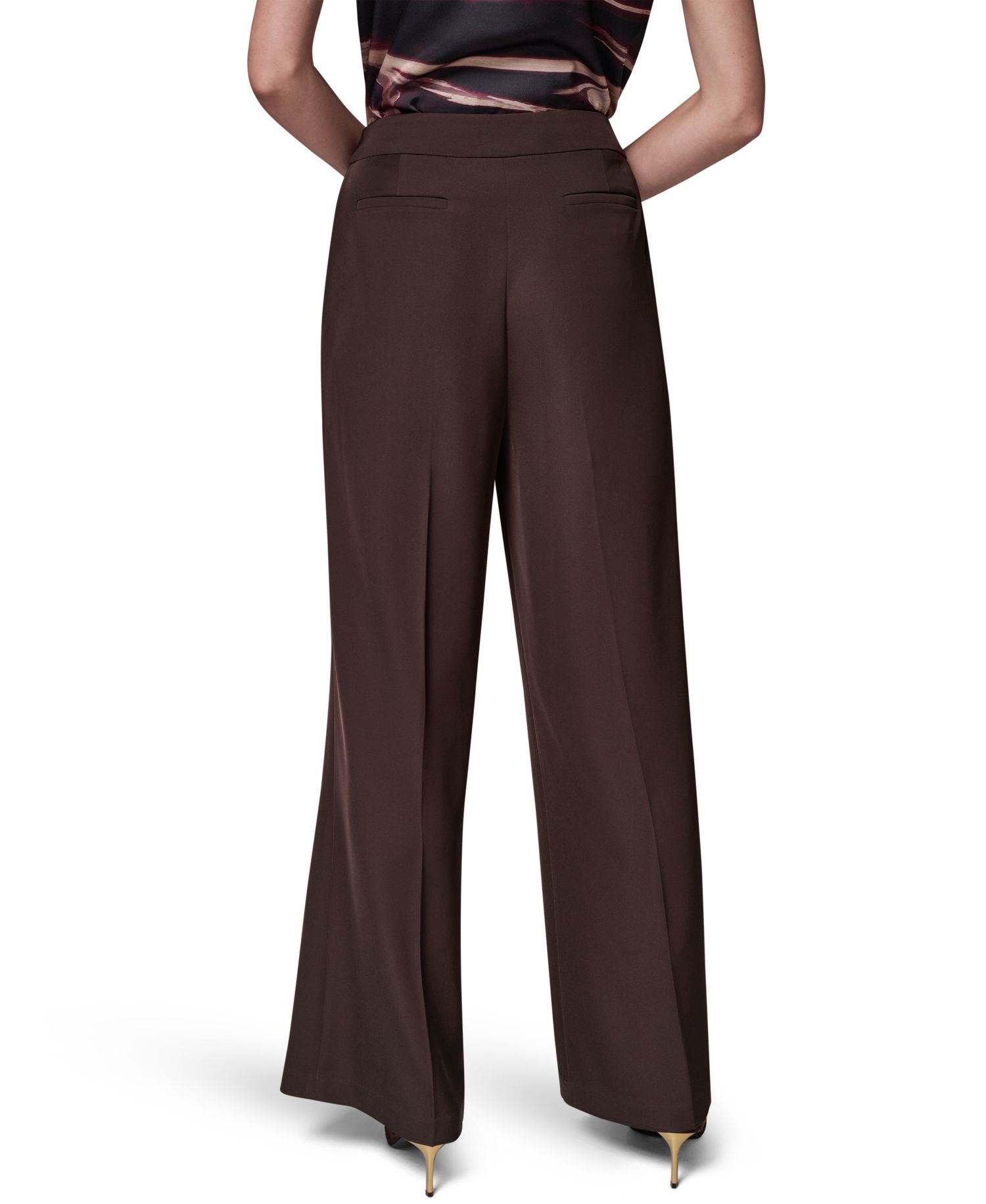 Women's High-Waisted Wide-Leg Pants