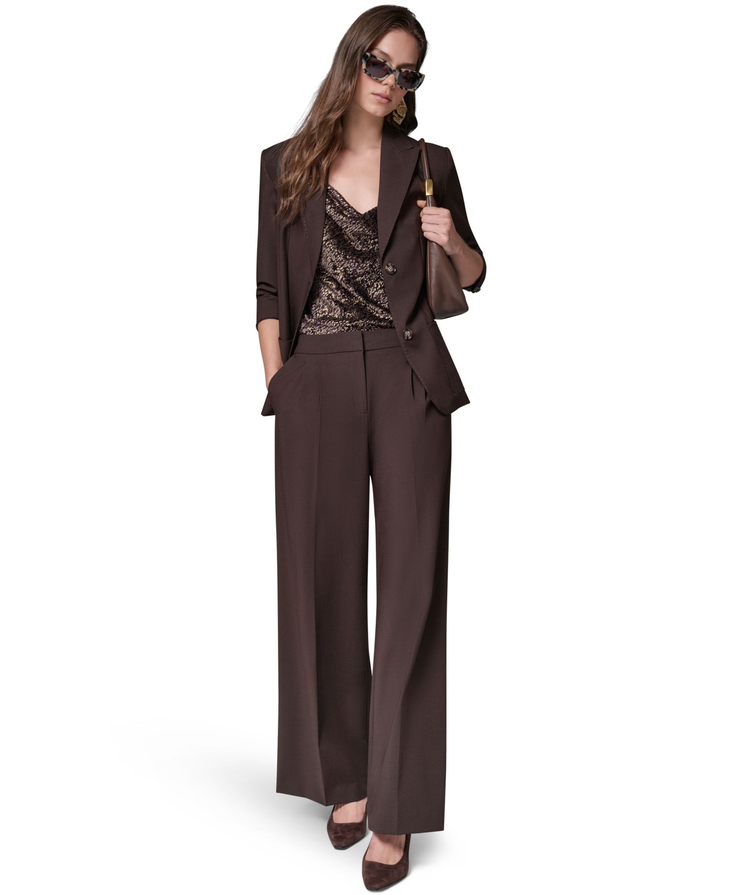 Women Oversized Notch Lapel Blazer