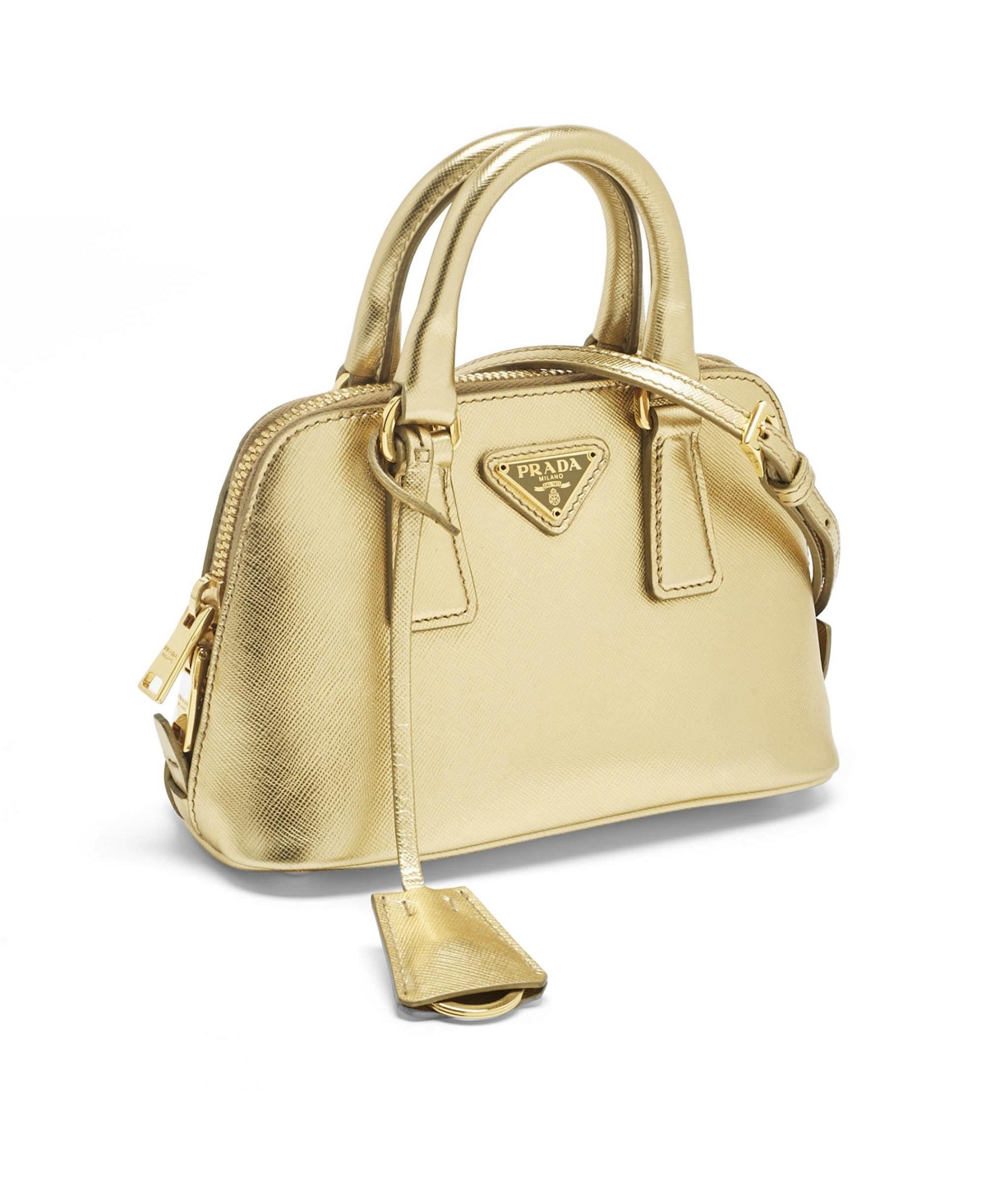 Pre-Owned Prada Women's Mini Promenade Saffiano Leather Satchel