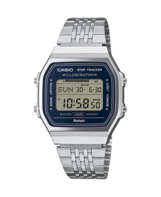 Men's Silver-Tone Stainless Steel Watch 37.9mm