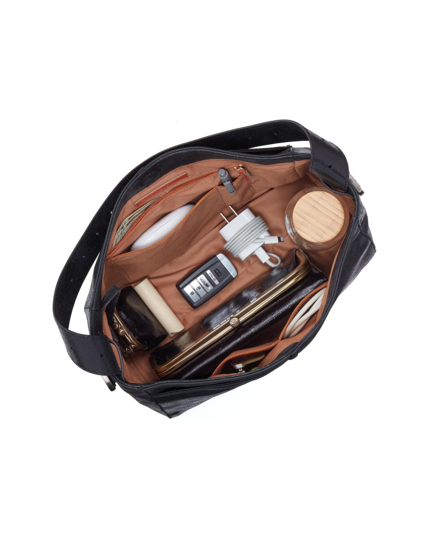 Женская сумка HOBO Render Shoulder, цвет: Чёрный — фото 3