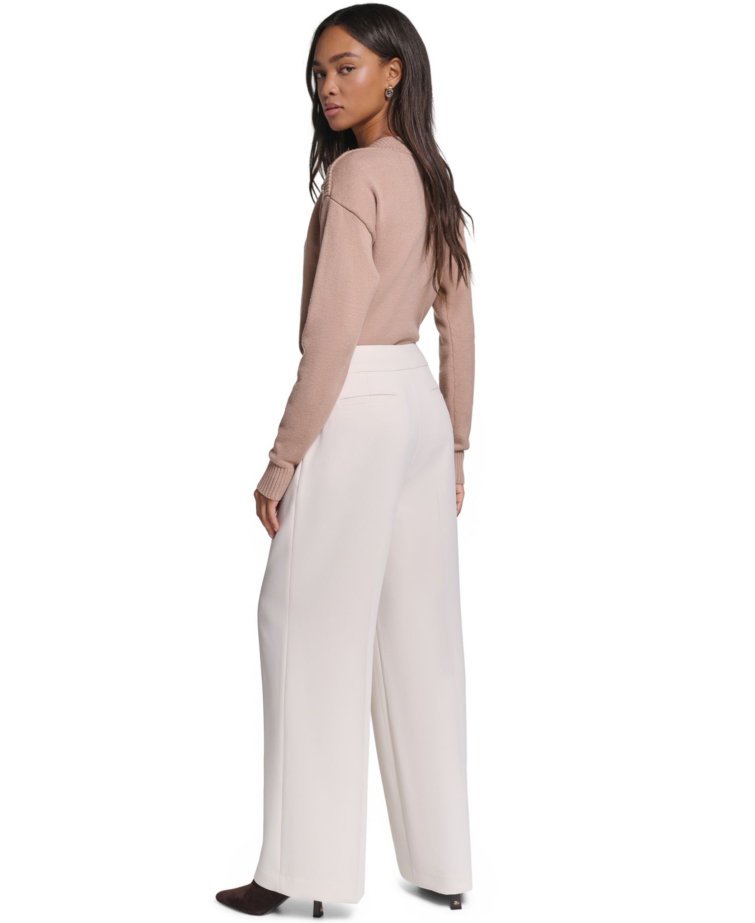 Women's Wide-Leg High-Waisted Pants