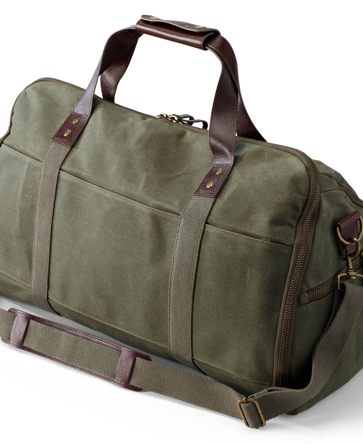 Lands' End Waxed Canvas Convertible Garment Duffle