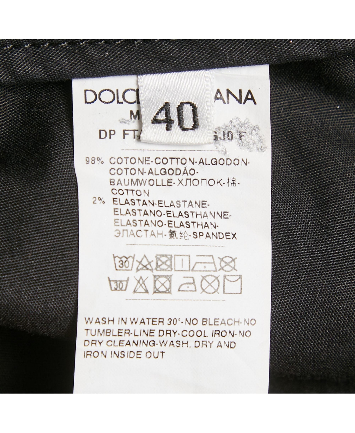 Pre-Owned Dolce & Gabbana Women's Coated Skinny Jeans
