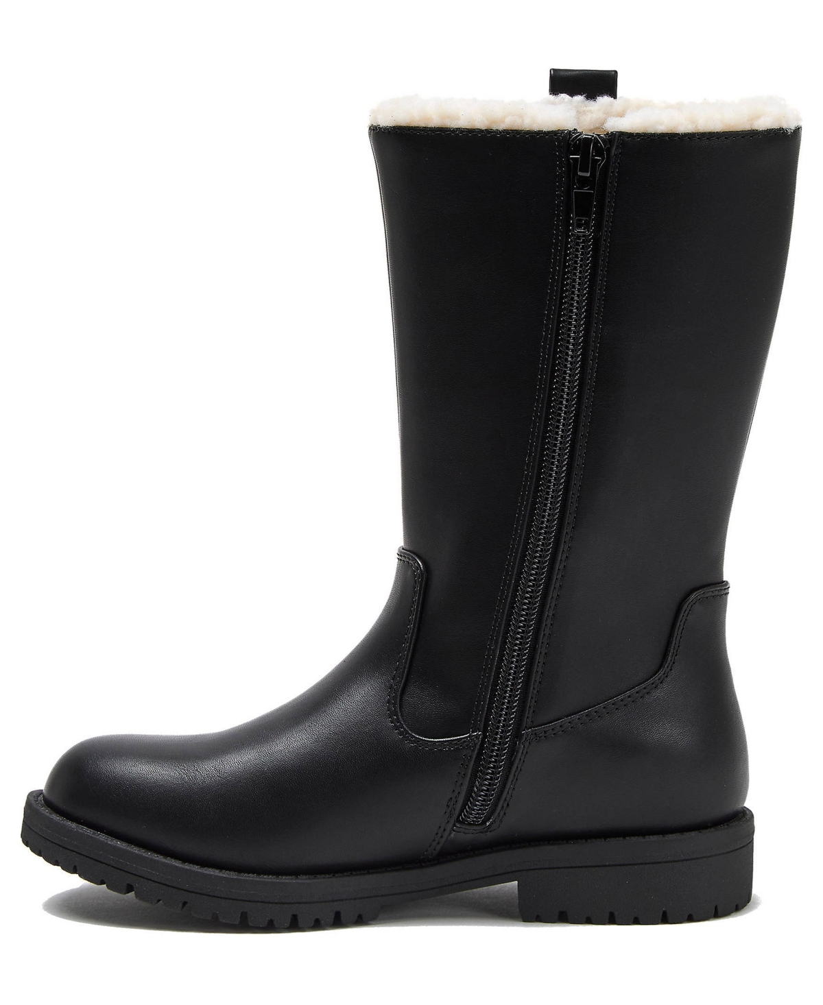 Lands' End Little Girls Zip Up Tall Boots