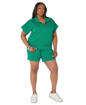 Women's Ribbed Athletic Knit Shorts