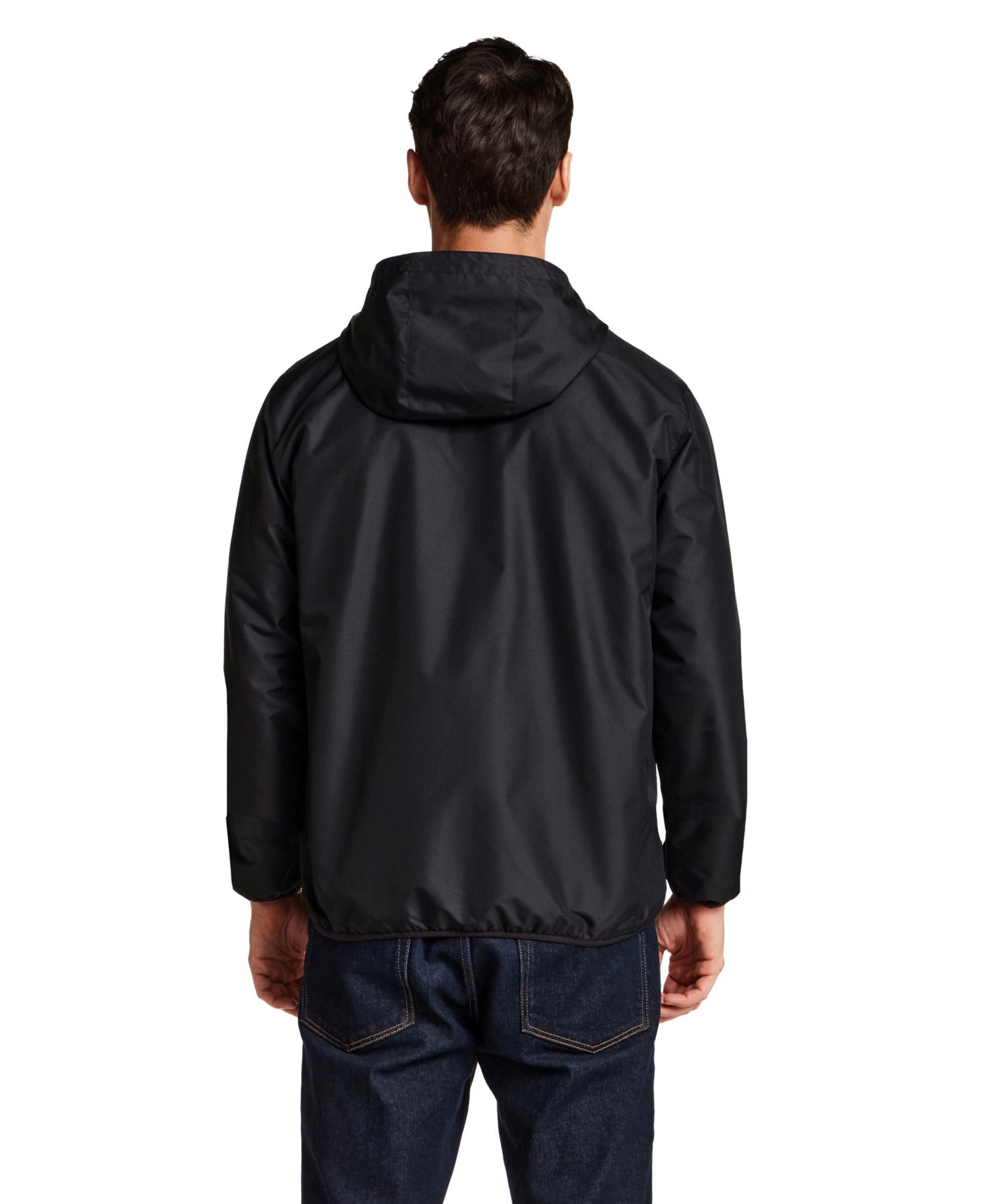 Men's Hooded Water-Resistant Lightweight Windbreaker Jacket
