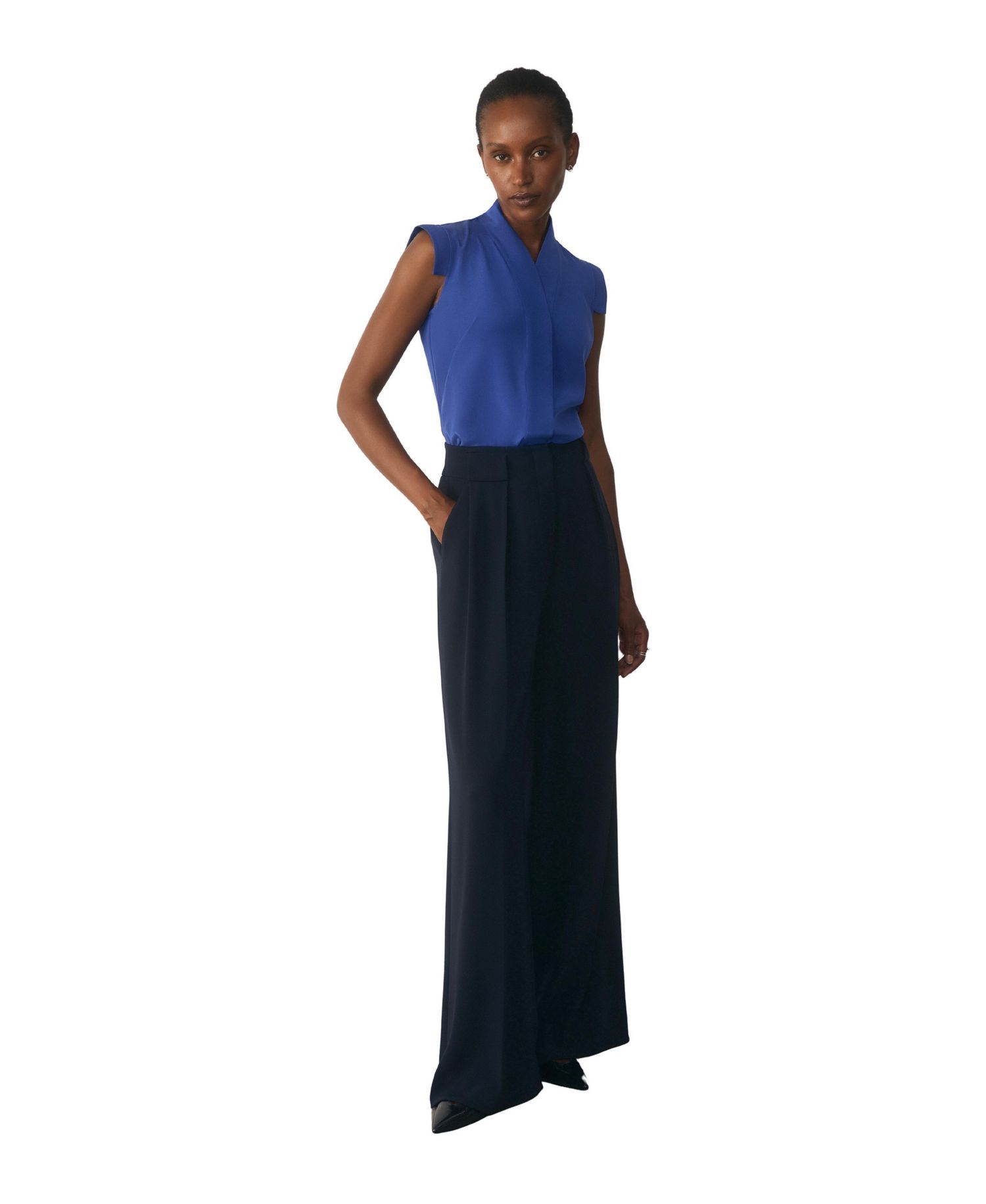 Women's Bowery Stretch Silk Blouse