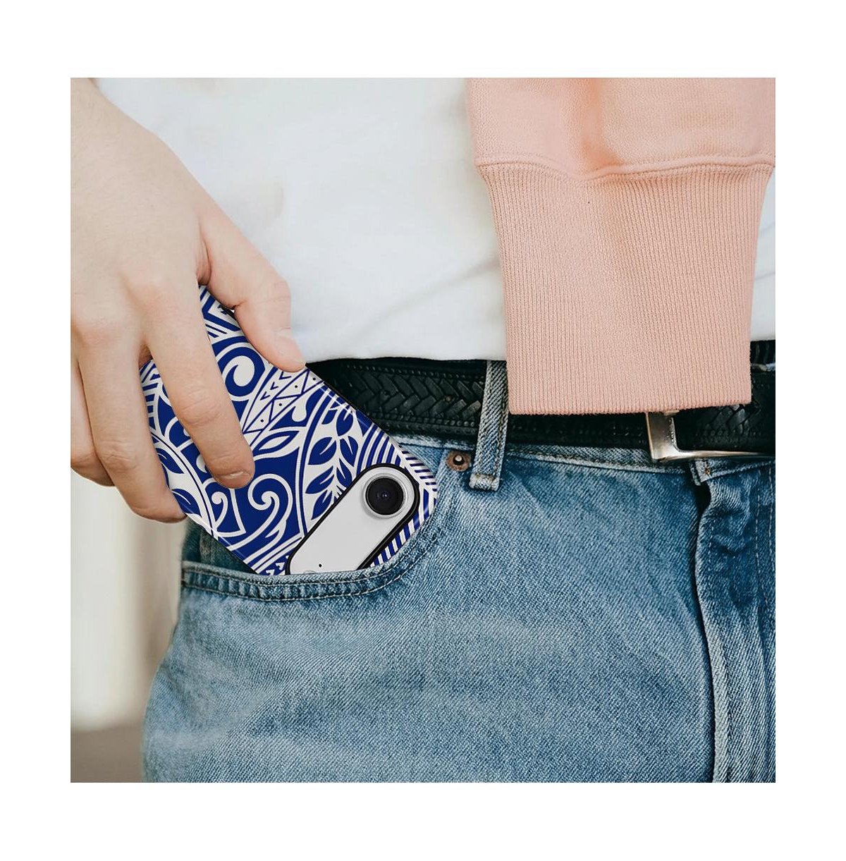 Lamicall Ocean Tribal Flow Dual-Layer Shockproof Phone Case for iPhone