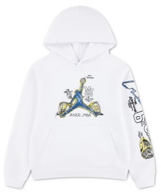 Boys' 4-20 Championship Ring Sketch Graphics Kangaroo Pocket Pullover Hoodie