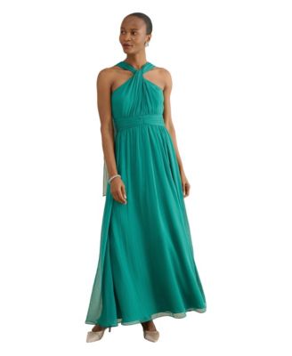 Women's Loren Jacquard Long Sleeve Midi Dress