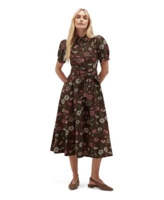 Women's Hester Floral Embroidered Shirt Dress