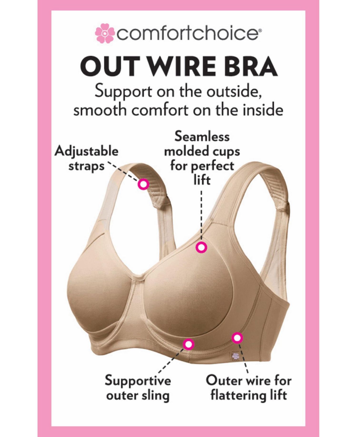 Women's Out Wire Bra