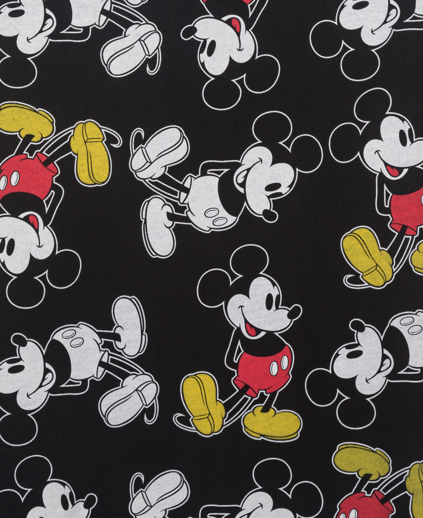 Мужское худи Hybrid Apparel Mickey Graphic Pullover, цвет: Чёрный — фото 4