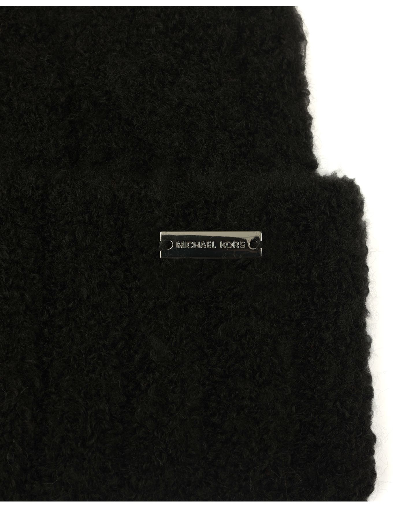 Мужская шапка Michael Kors Brushed Cable-Knit, цвет: Чёрный — фото 4
