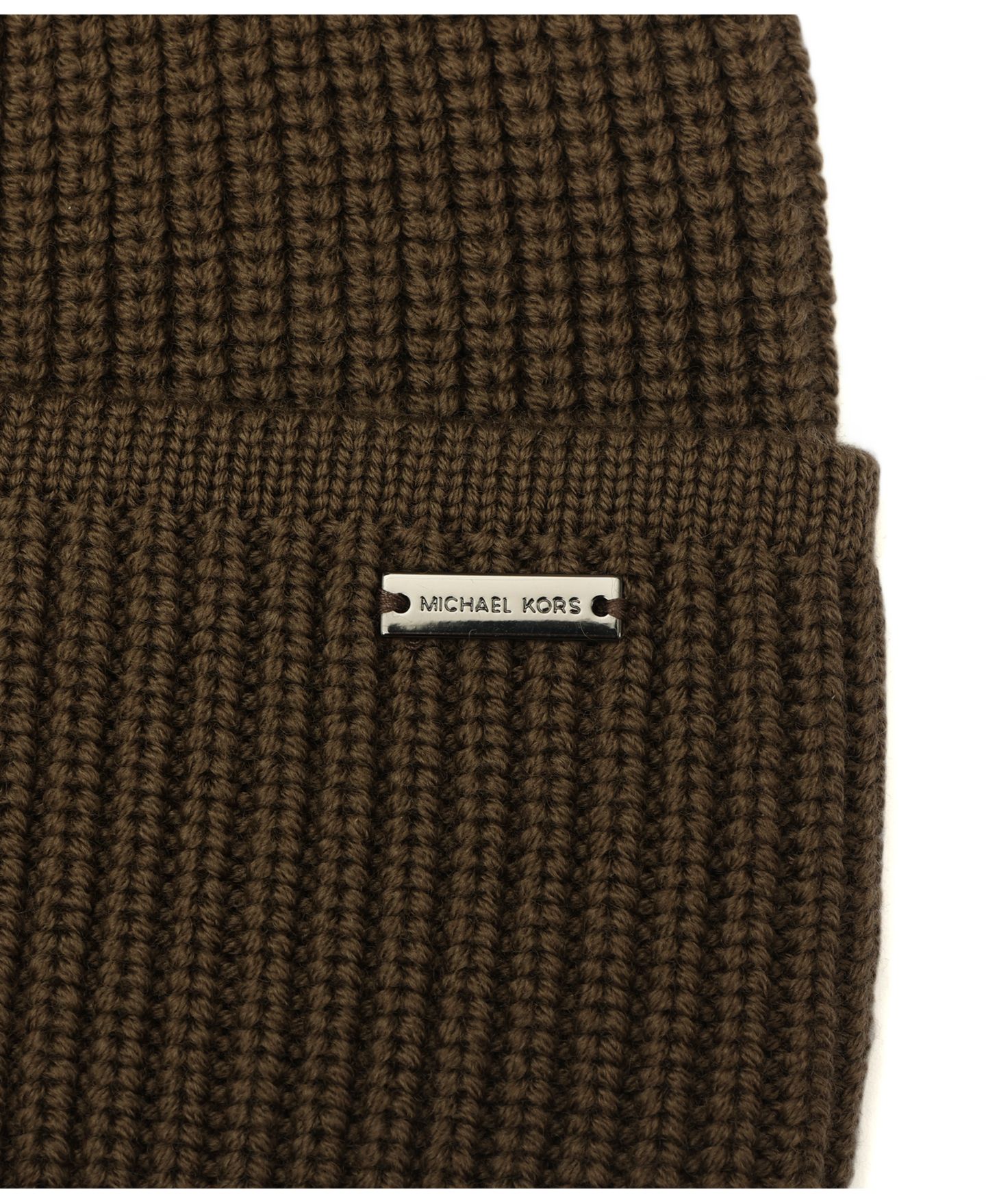 Мужская шапка Michael Kors Merino Wool Rib Cuff, цвет: Duffle — фото 4