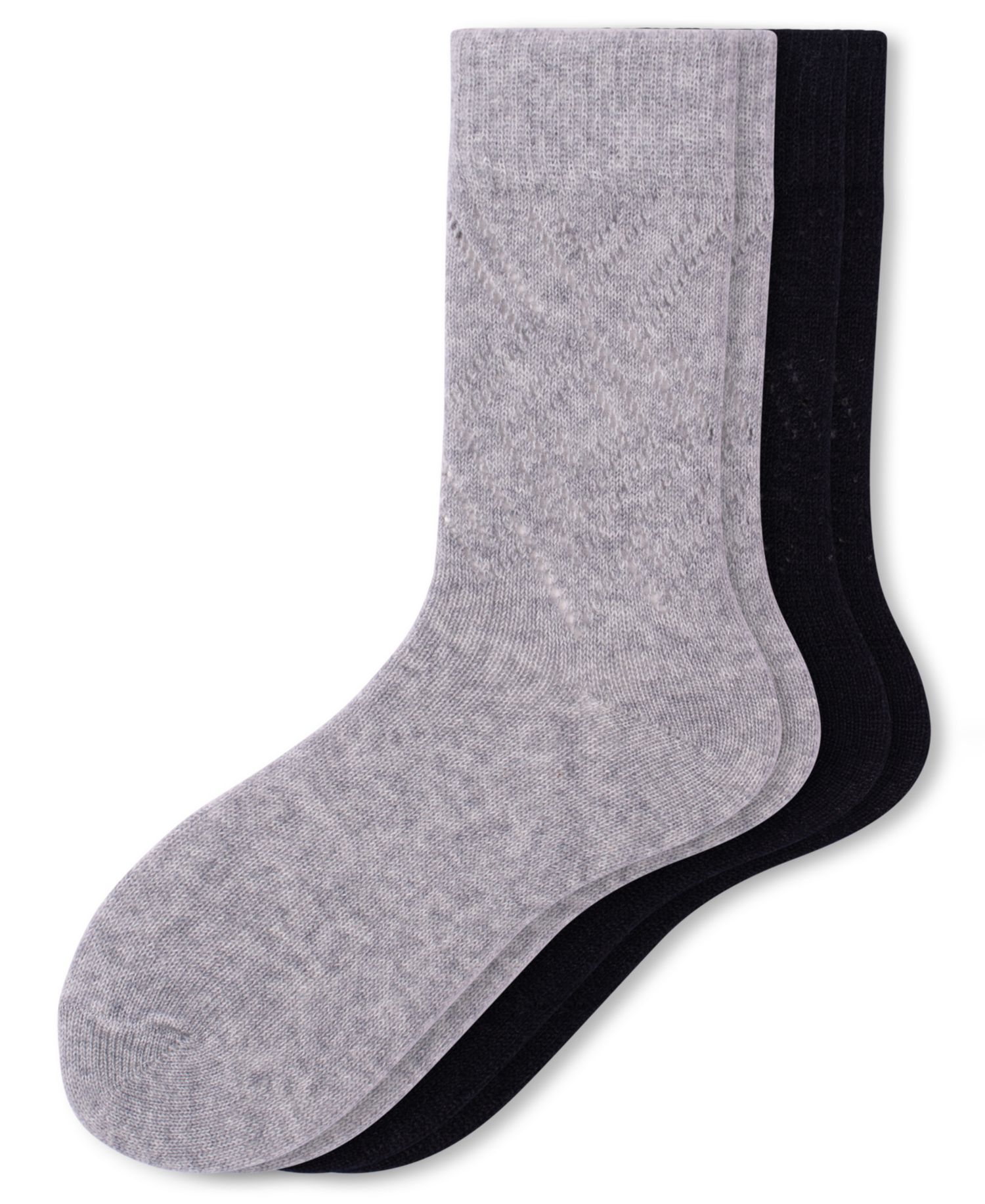 Women's Pointelle Argyle Boot Socks, 2-Pack
