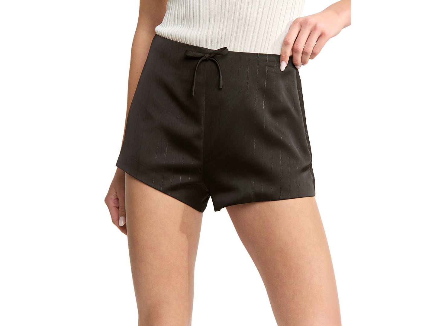 Женские шорты En Saison Jessica High-Waisted Short, цвет: Чёрный — фото 1