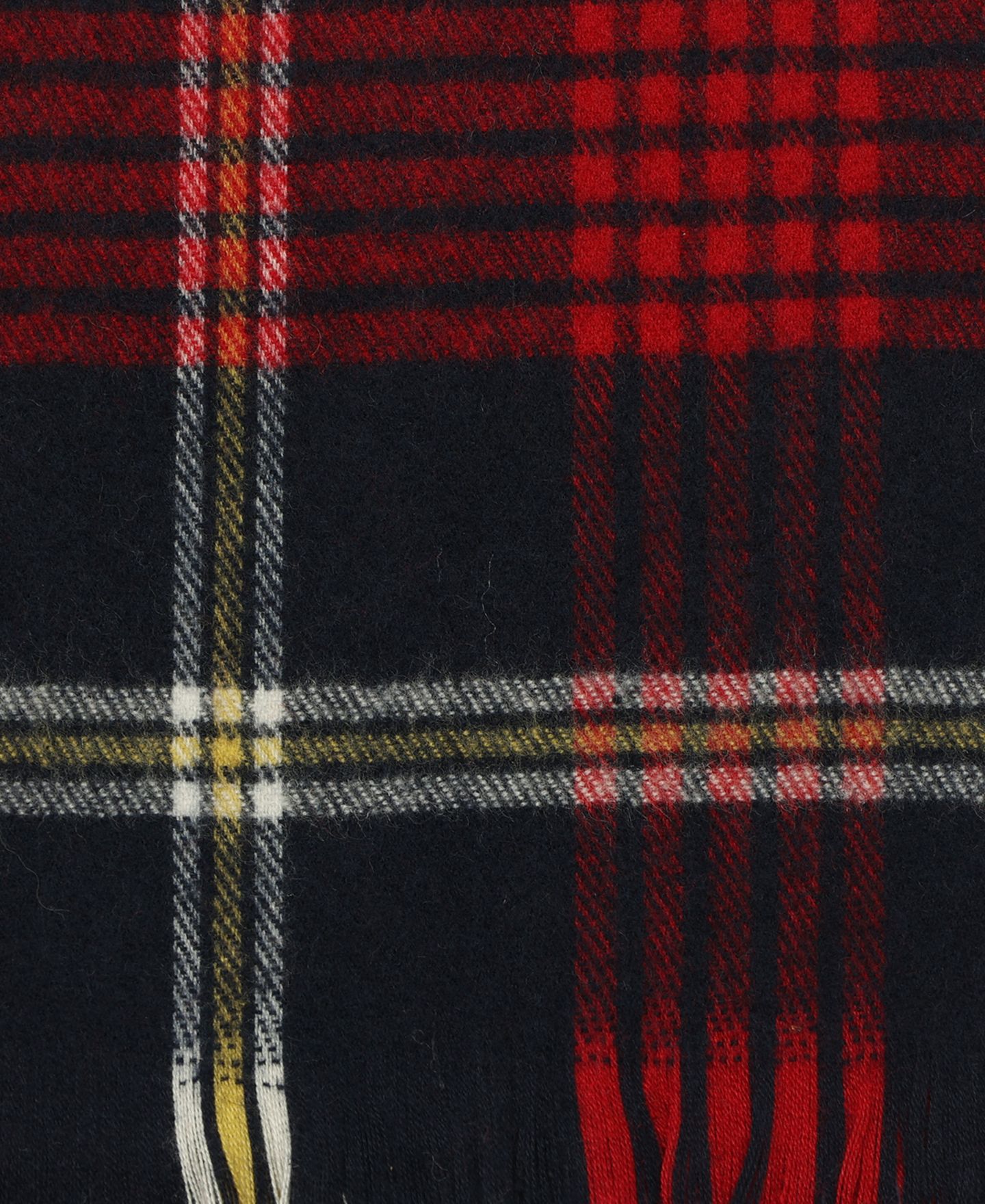 Мужской шарф Tommy Hilfiger Check Plaid Fringe, 17"W x 68"H, цвет: Космический синий разноцветный — фото 6