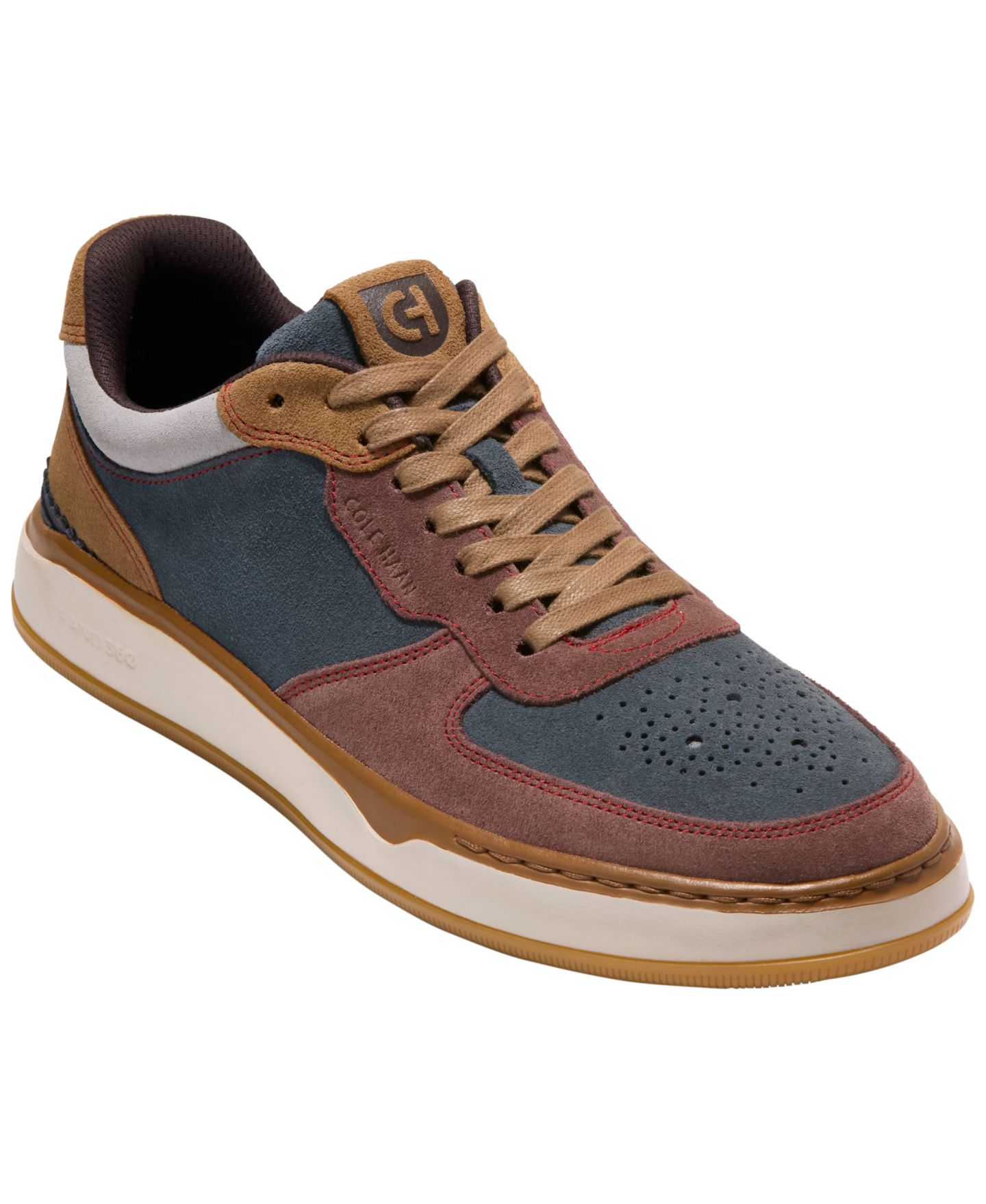 Мужские низкие кроссовки Cole Haan GrandPrø Crossover на шнуровке, цвет: Кокосовый — фото 1