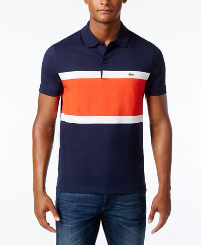 Lacoste Men's Santino Colorblocked Polo, a Macy's Exclusive Style