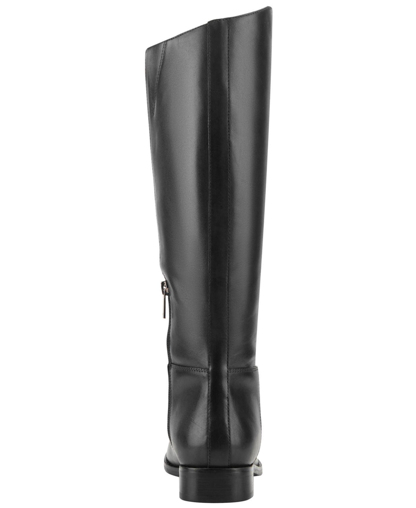 Женские ботинки Marc Fisher LTD Florina Tall Flat Dress Boots, Regular & Wide Calf, цвет: Чёрный кожаный — фото 3