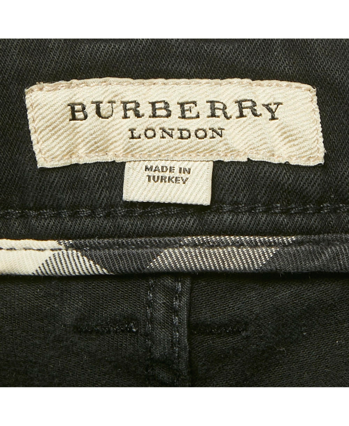 Burberry Women's Mid-Rise Skinny Jersey-Panel Jeans