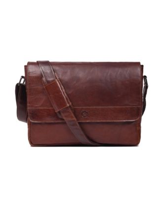 Polaris Leather Messenger Bag