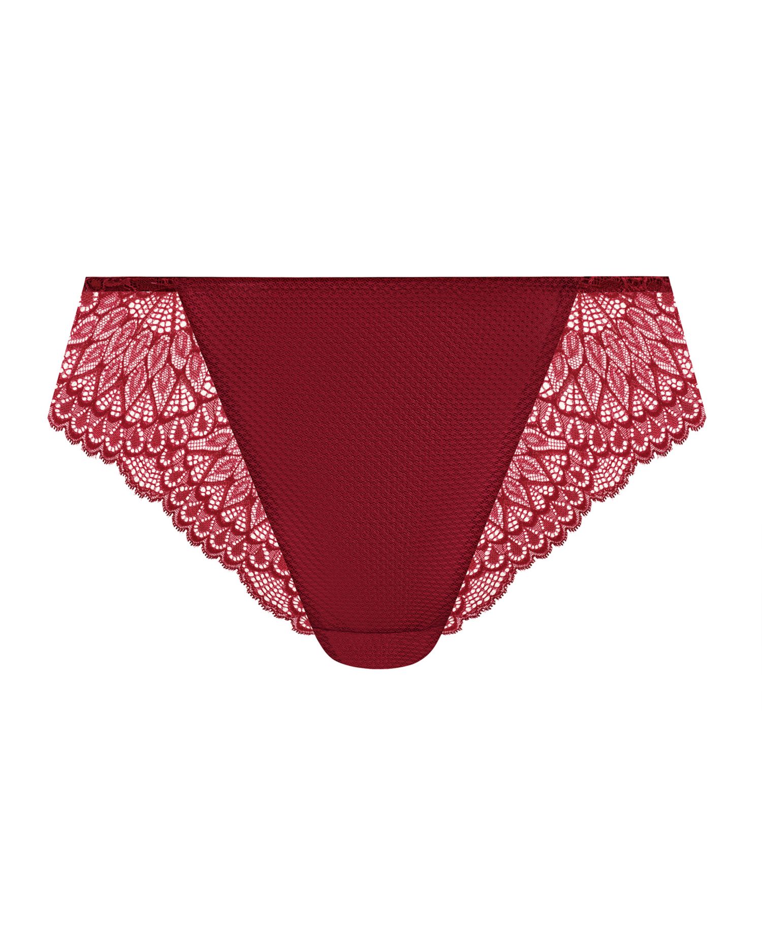 Plus Size Lace High-Waist Tiernie Thong