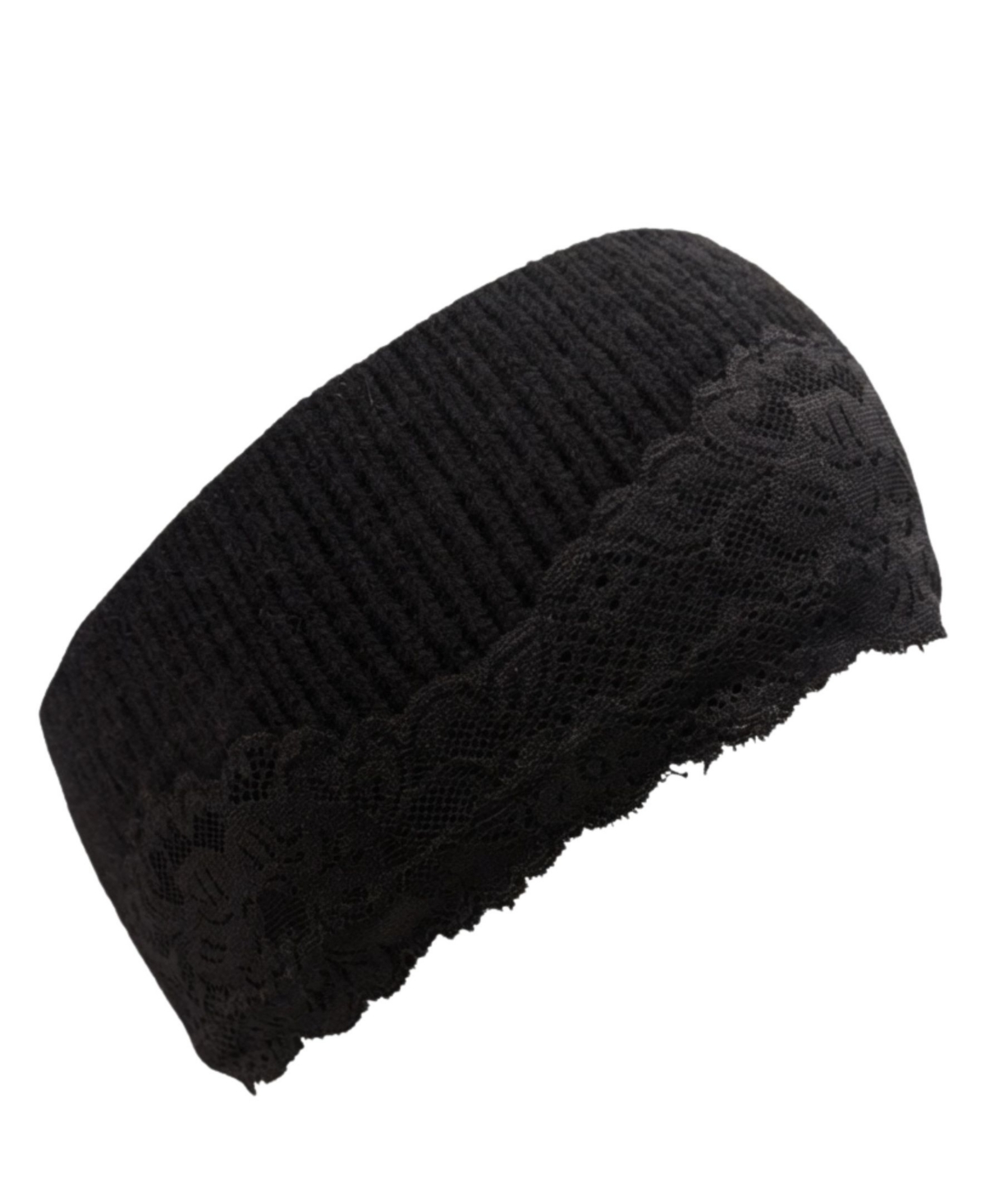 Marcus Adler Lace Applique Knit Headband