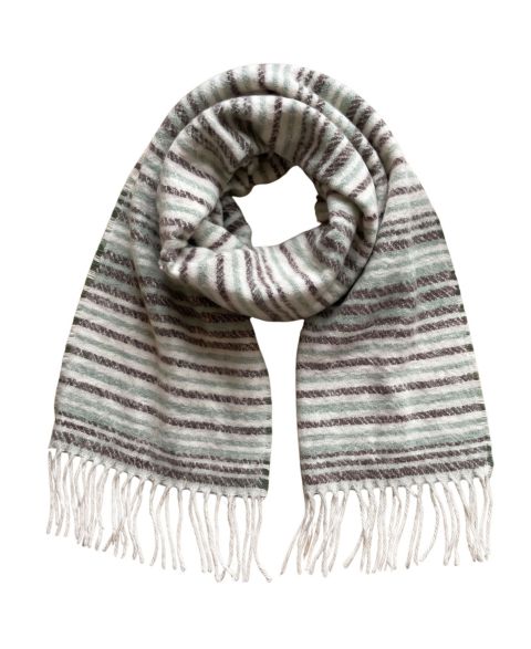 Женский шарф Marcus Adler Stripe Tassel, цвет: Синий
