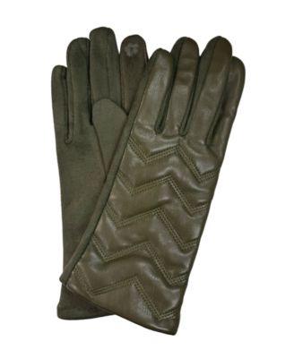 Zig Zig Leather Gloves
