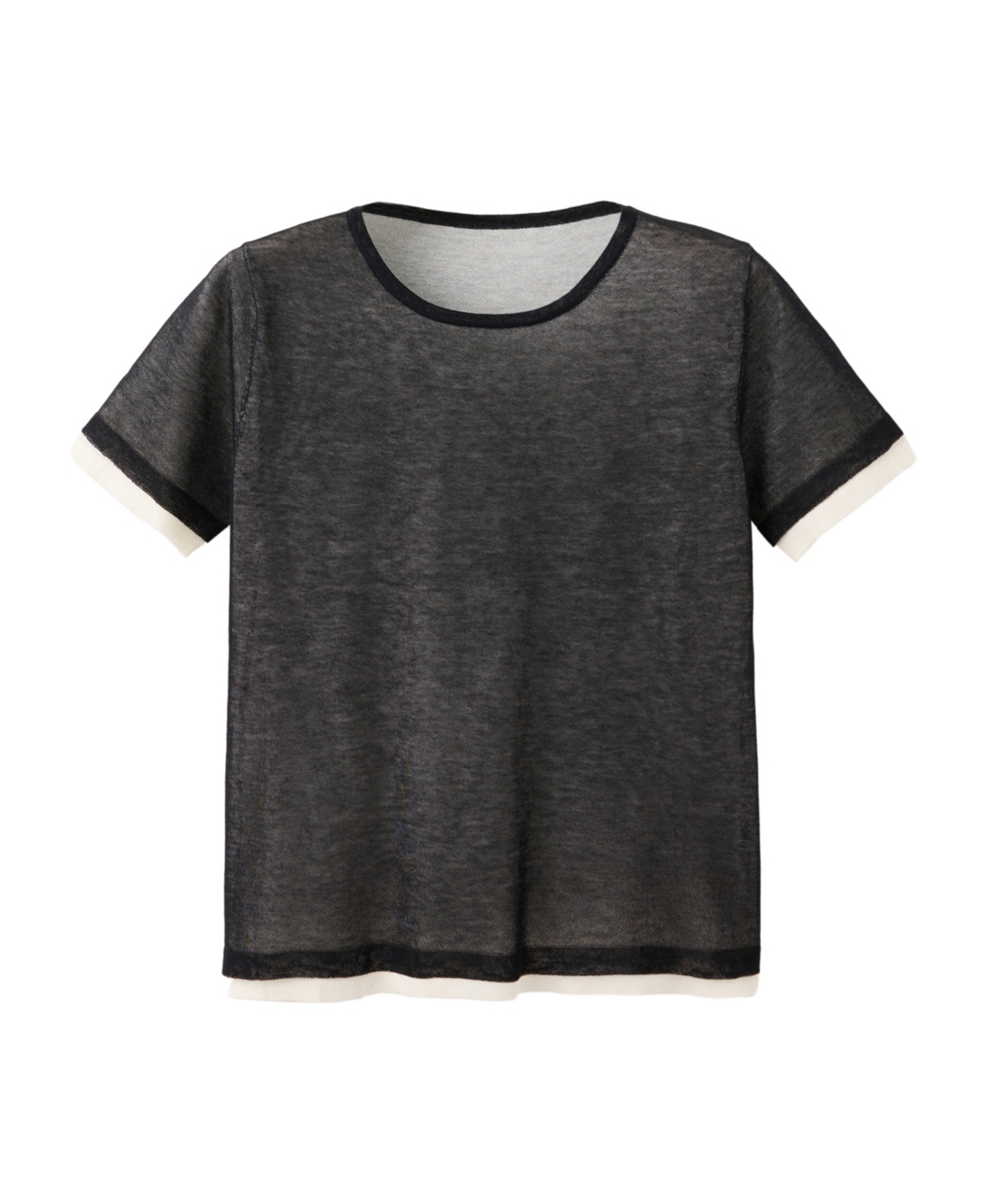 Mango Women's Short-Sleeve Crewneck Pullover