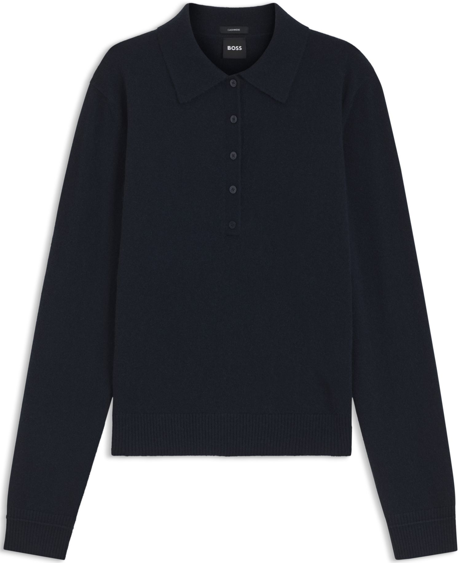 BOSS by Women's Cashmere Polo Sweater