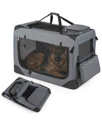 Portable Soft Dog Crate 36 in Folding Travel Kennel for Extra Large Dogs