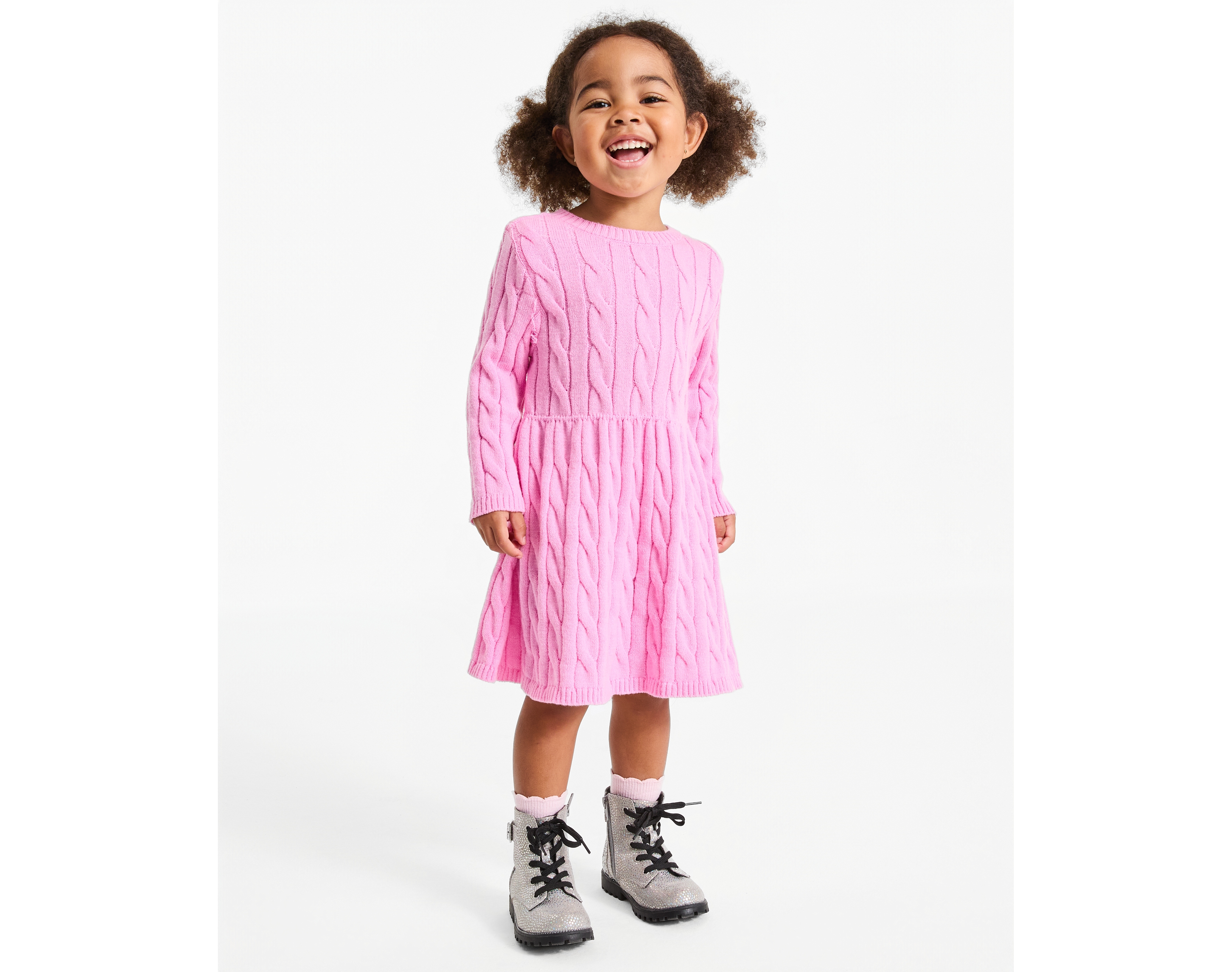 Epic Threads Girls' Xs-xl Ultrasoft Cable-Knit Fit & Flare Sweater Dress, Macy's Exclusive