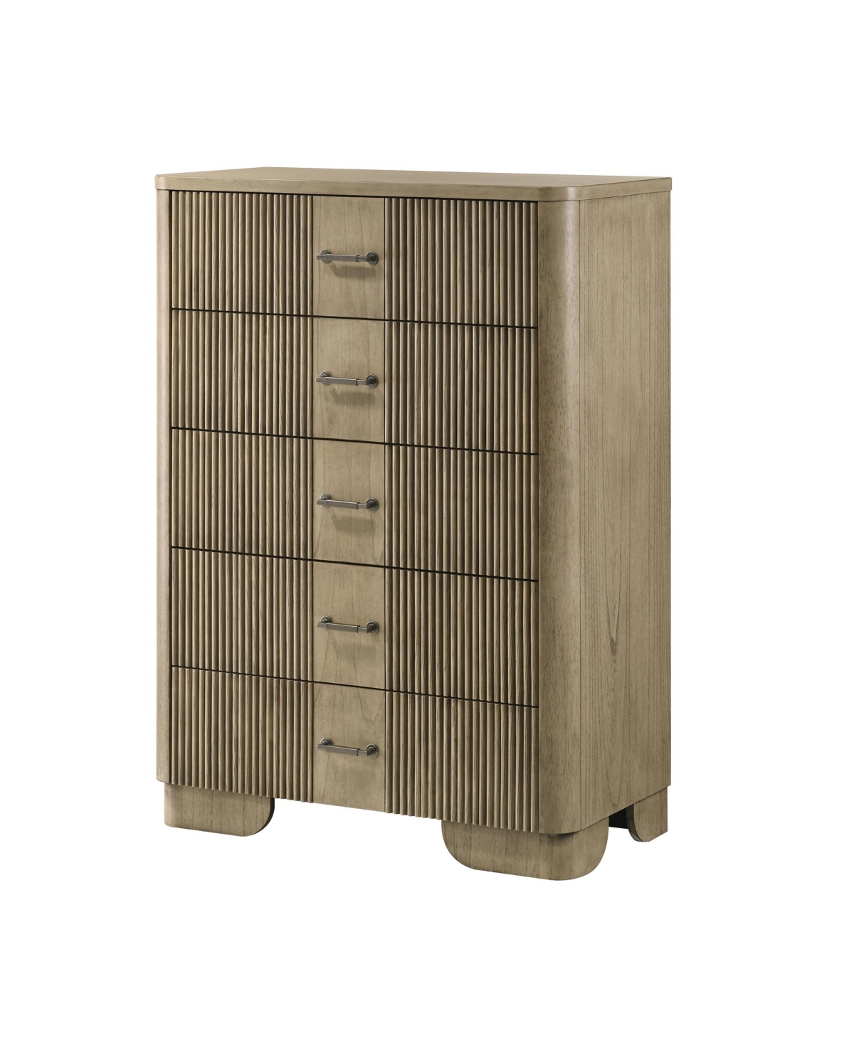 Kings Brand Furniture 5 and 6 Piece Bedroom Set, King Size Bed with Dresser, Mirror, Chest and Nightstand