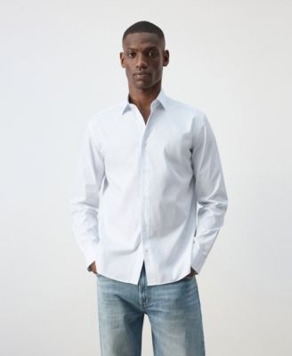 Men's Candela Cotton Striped Long-Sleeve Shirt