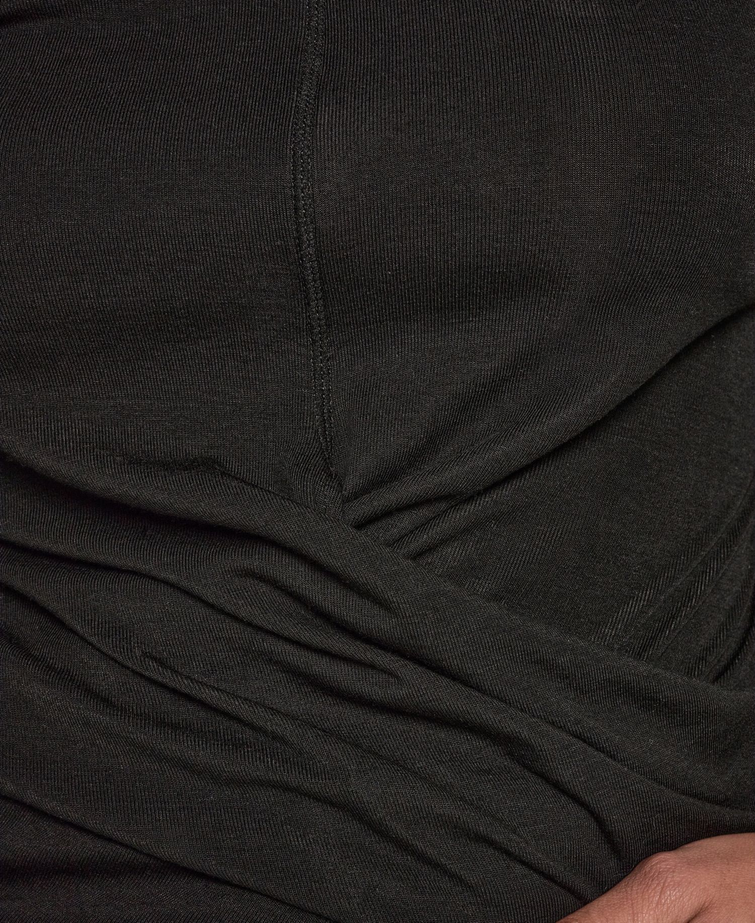 Women's Drape Front Long-Sleeve Top