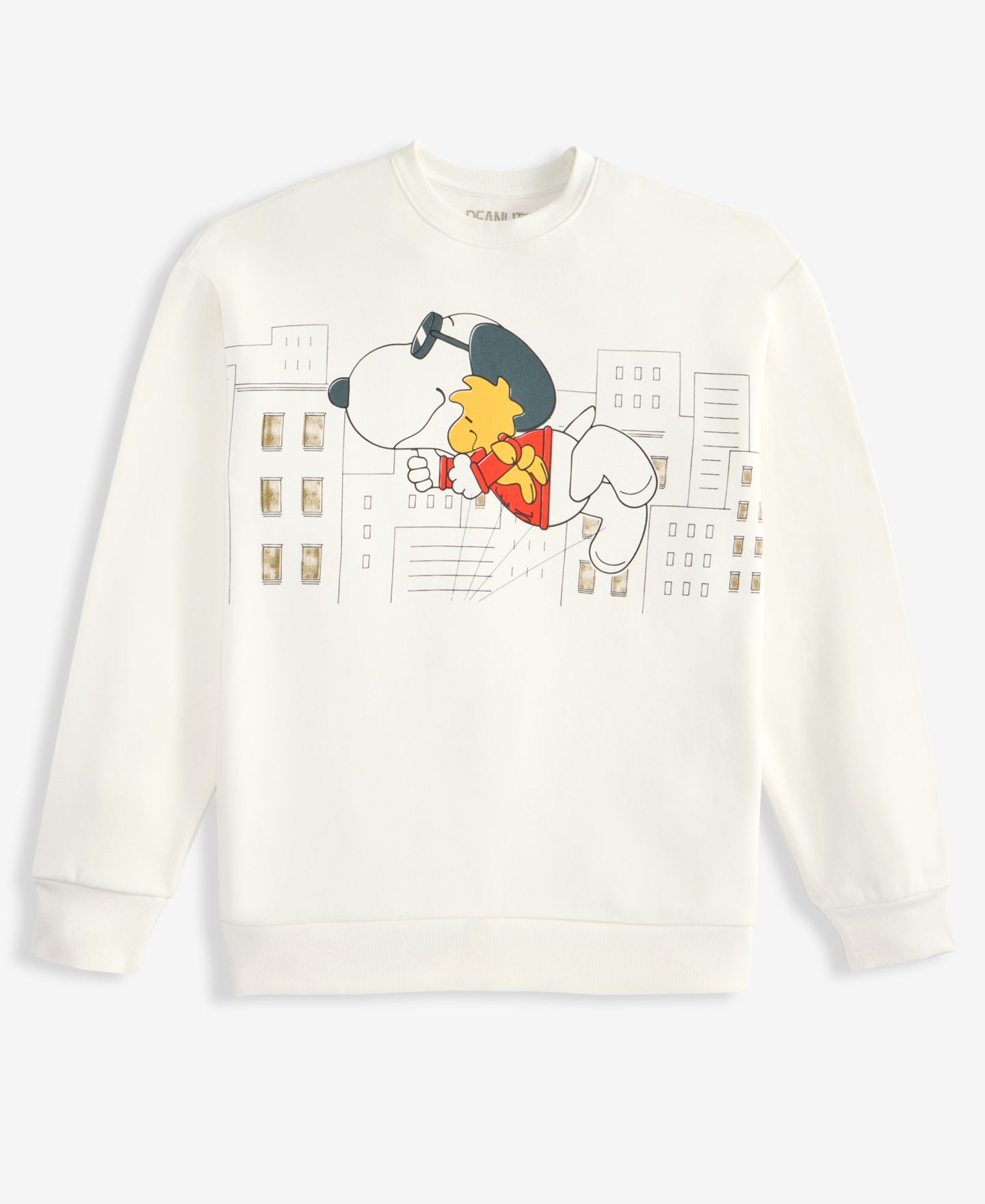 Толстовки Peanuts | Macy's 100th Thanksgiving Day Parade Adult Unisex Joe Cool Snoopy & Woodstock Balloon Crewneck — фото 5