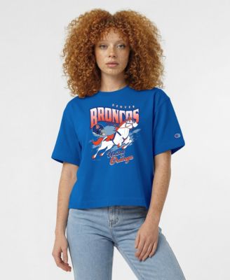 Women's Royal Denver Broncos Disney X Champion All Star T-Shirt
