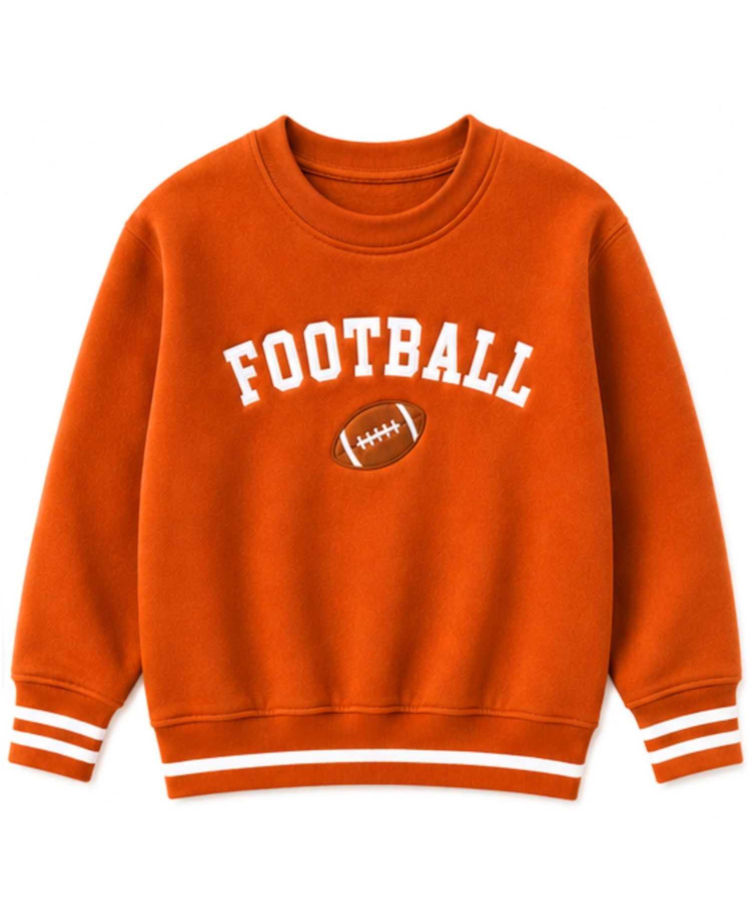Boys' and Girls' 2T-5T Football Long-Sleeve Crewneck Sweatshirt