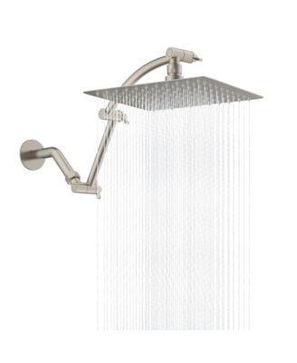 10''Metal Rain Shower Head Extension Arm Square