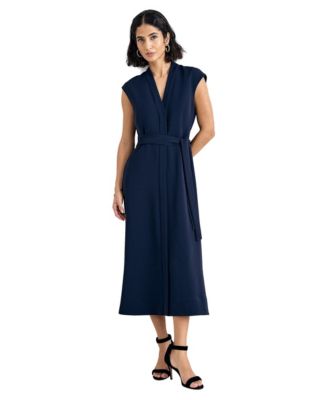Women's Julie Wrap Belted Midi Dress