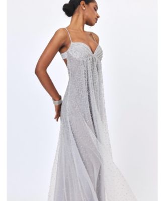 silver casual dress Dresses for Women Seta the label Stoned Colour:AUBERGINE NPU-Jhel-201938 Cocktail attire while the sleeveless design