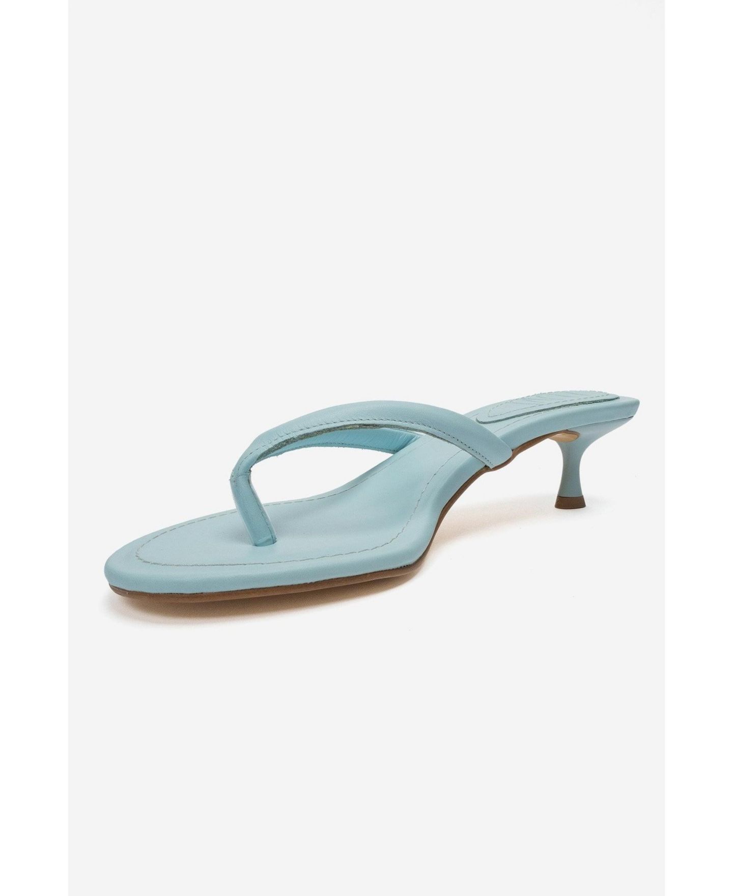 Женские сандалии Prologue Shoes Norell Stiletto Thong, цвет: Синий — фото 7