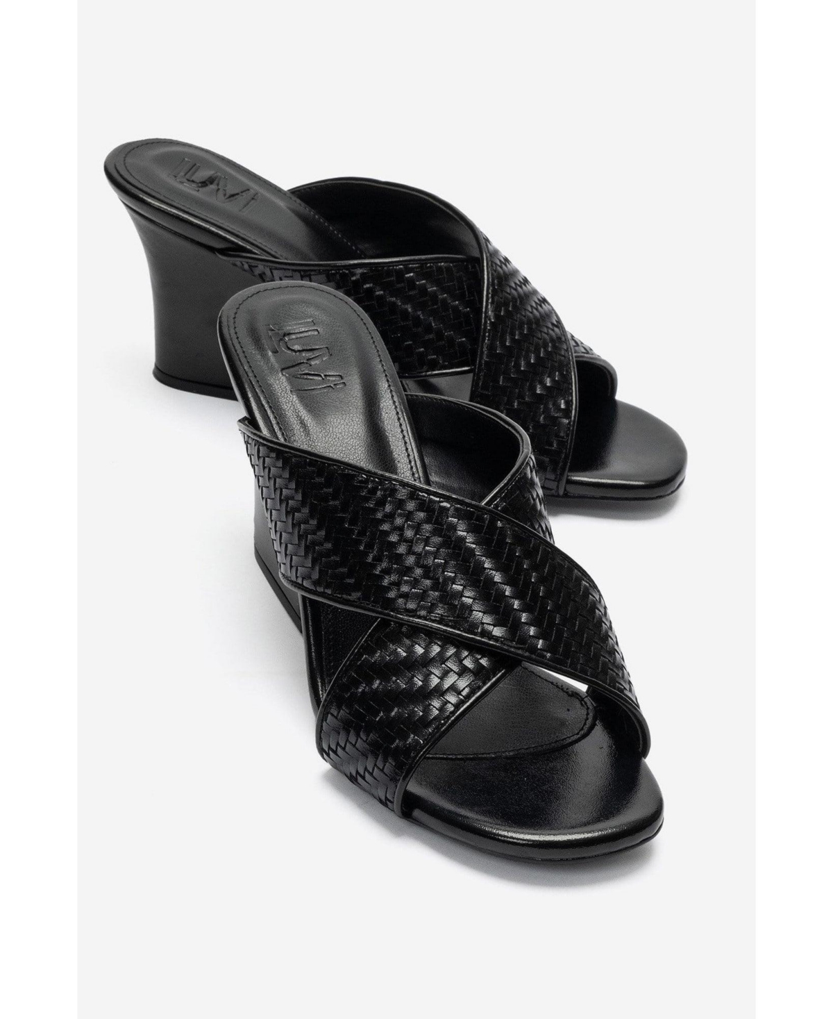 Prologue Shoes Women's Lavean Cross Strap Wedge Sandal