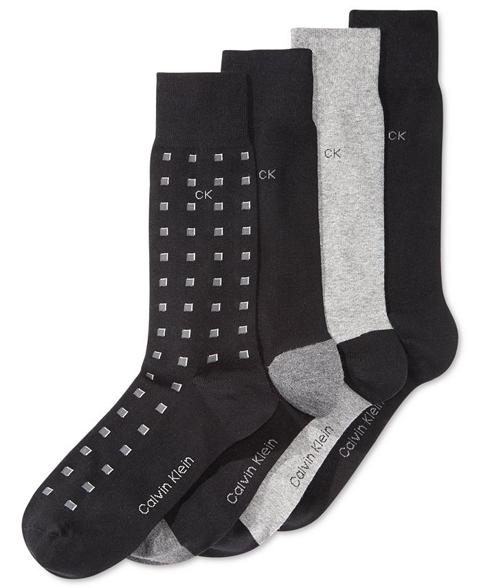 Calvin Klein Men's 4 Pack Crew Socks Macy's